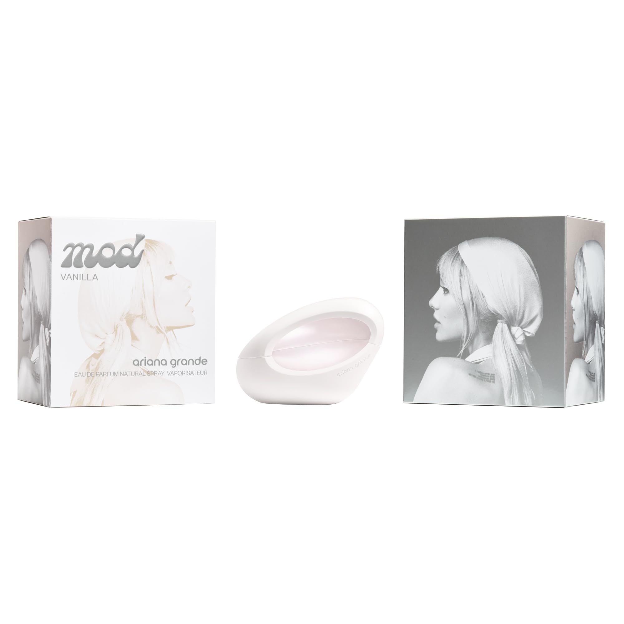 Ariana Grande amber vanilla gourmand musk women perfume packaging