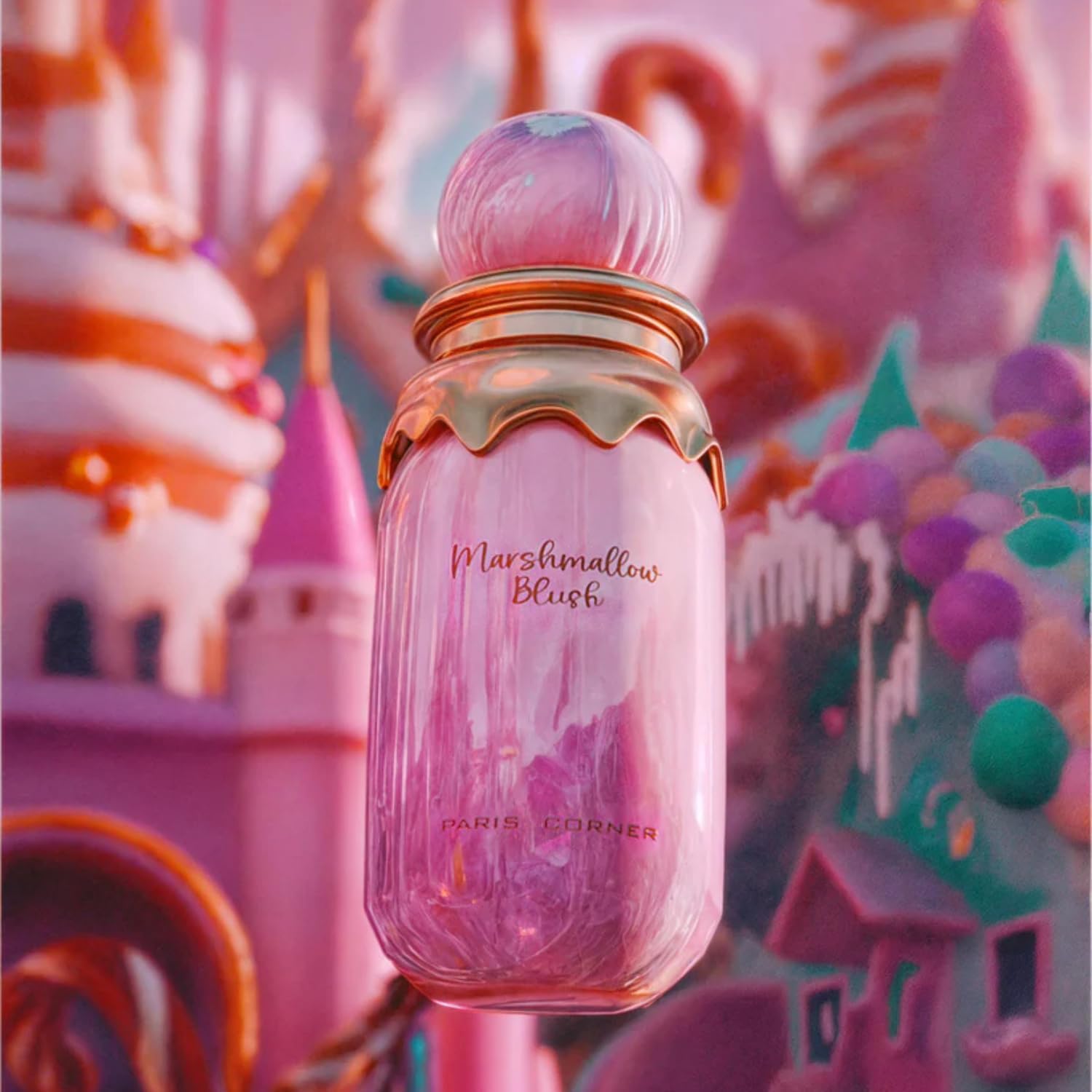 Paris Corner Marshmallow Blush sweet strawberry gourmand perfume packaging box