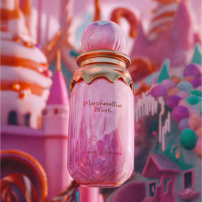 Paris Corner Marshmallow Blush sweet strawberry gourmand perfume packaging box