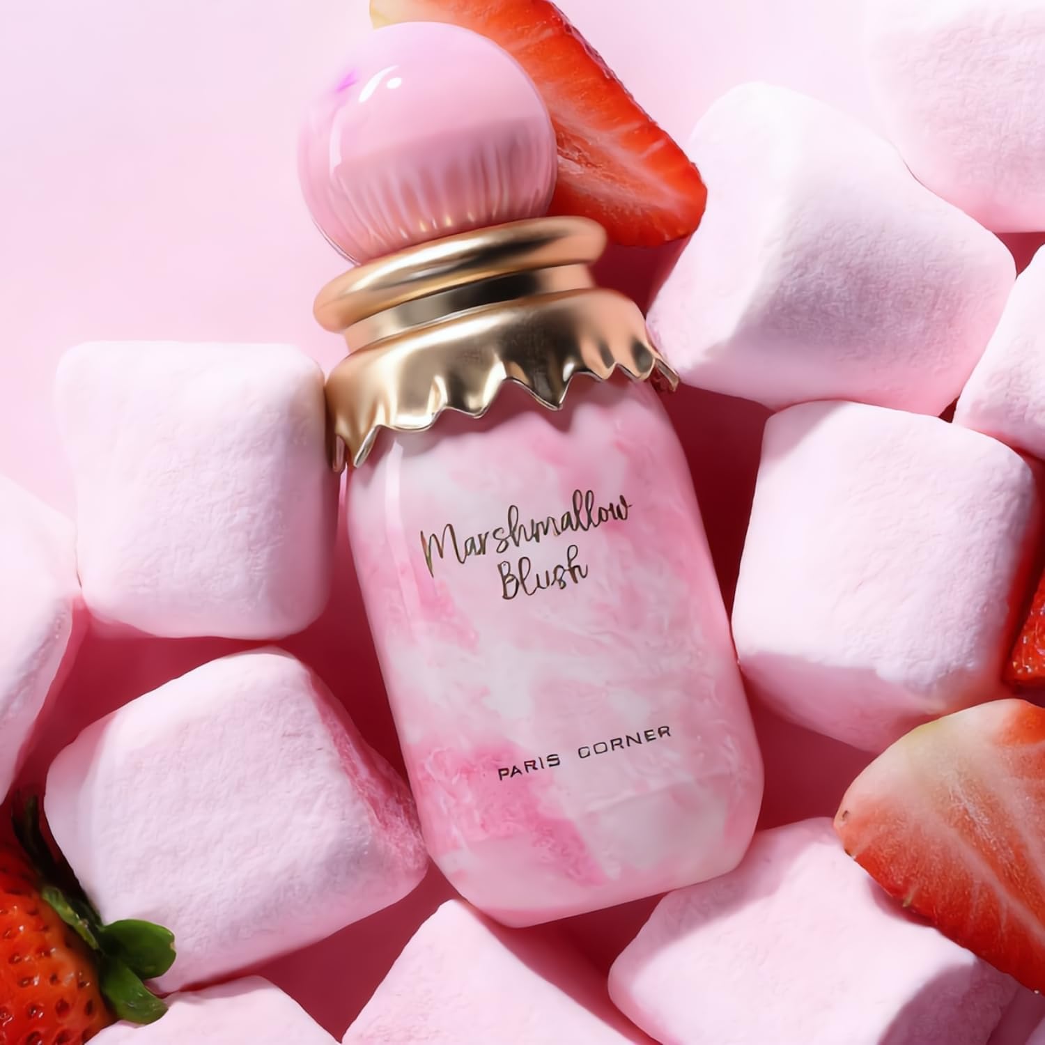 Paris Corner Marshmallow Blush long lasting daily wear perfume bottle standing upright