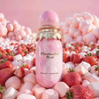 Paris Corner Marshmallow Blush imported fragrance bottle with authentic batch details