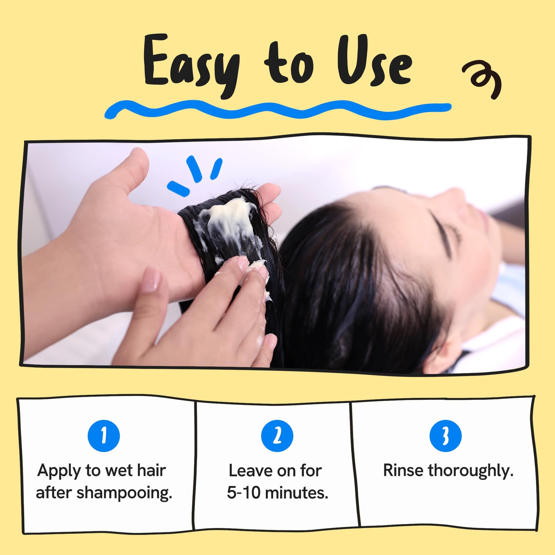 Dear Hair ceramide hair treatment for smoothing frizzy strands