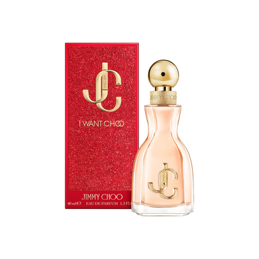Jimmy Choo luxury women's perfume 40 milliliter bottle with hammered gold cap
