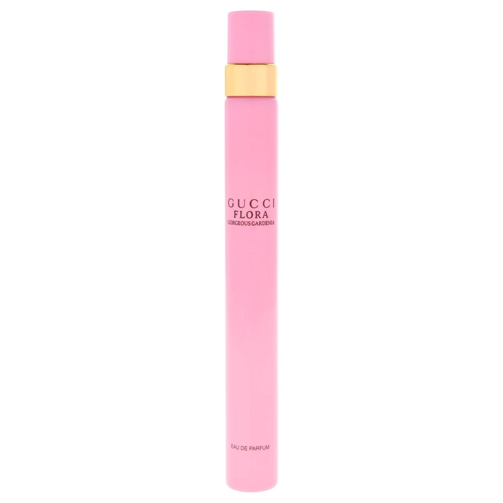 Gucci 10 ml travel size perfume pen spray alongside its botanical designed box.