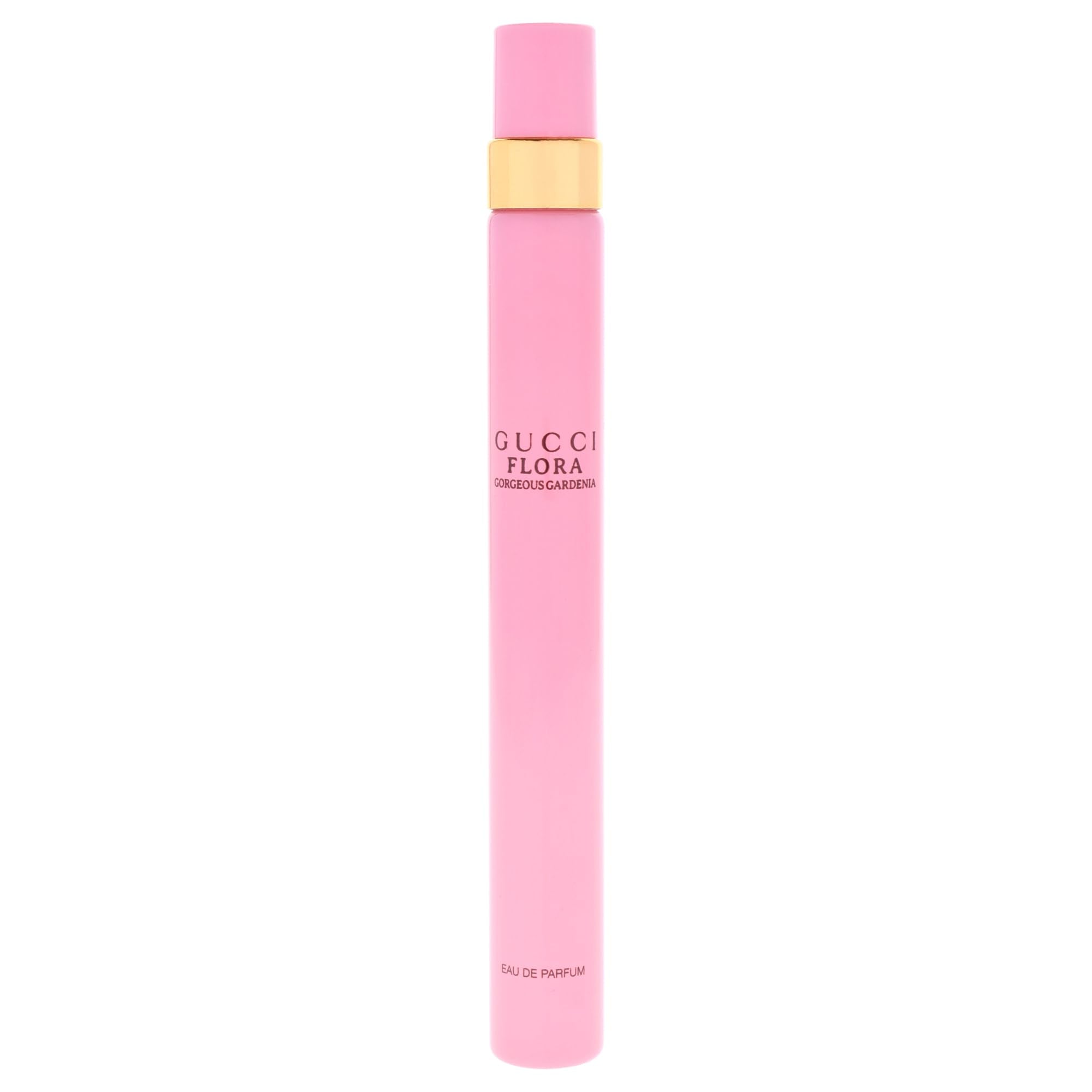 Gucci 10 ml travel size perfume pen spray alongside its botanical designed box.
