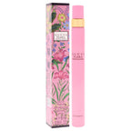 Gucci Flora Gorgeous Gardenia 0.33 ounce travel spray bottle close up.