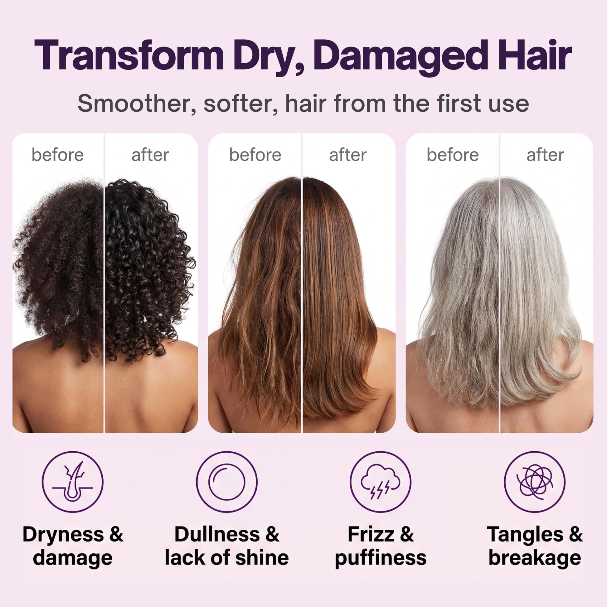 Sohlplex Bond Revive And Restore hair treatment back label showing vitamins and bond building benefits