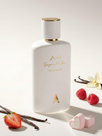 Atralia Sugar Mallow imported luxury fragrance packaging texture