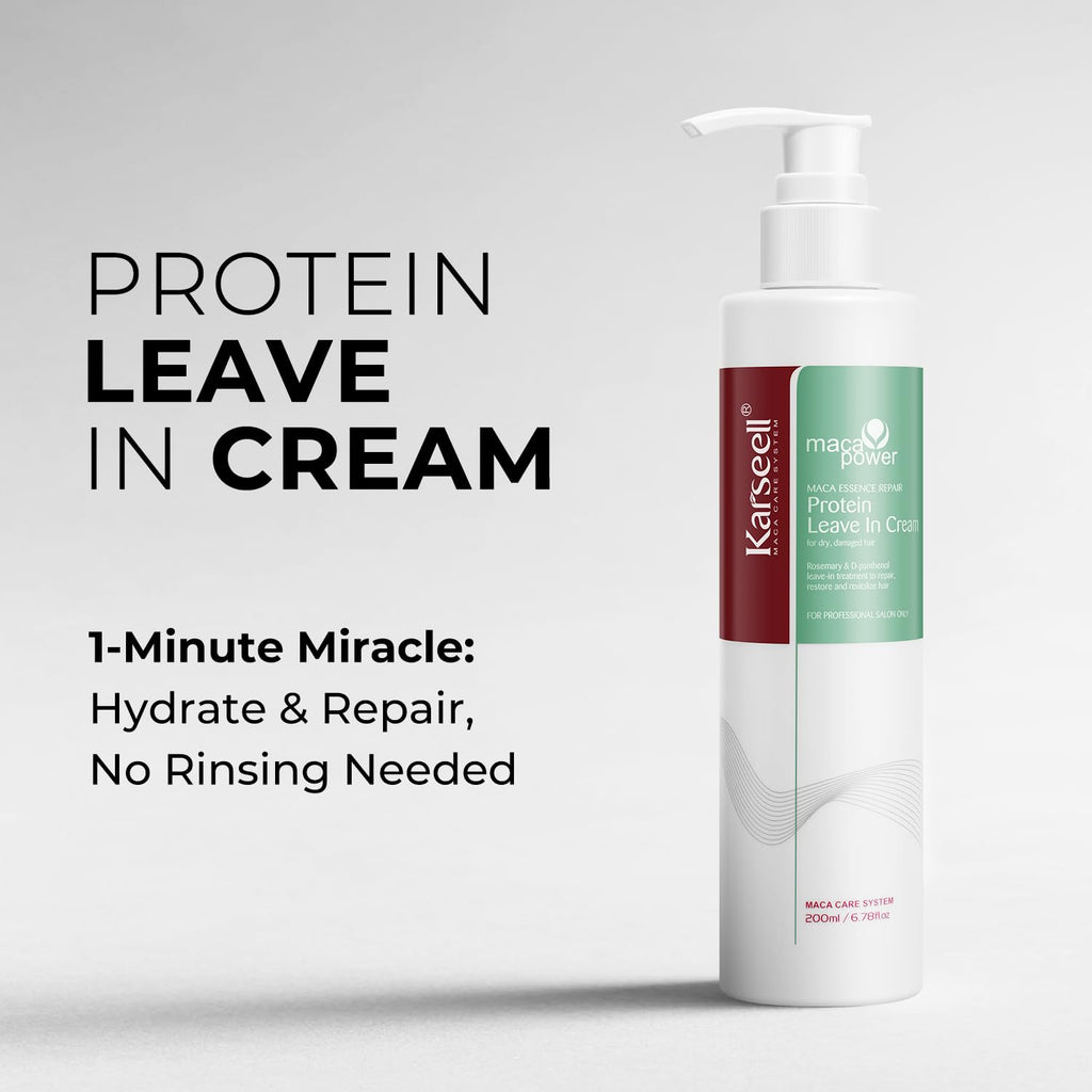 Karseell Repair Protein Cream pump dispenser close up