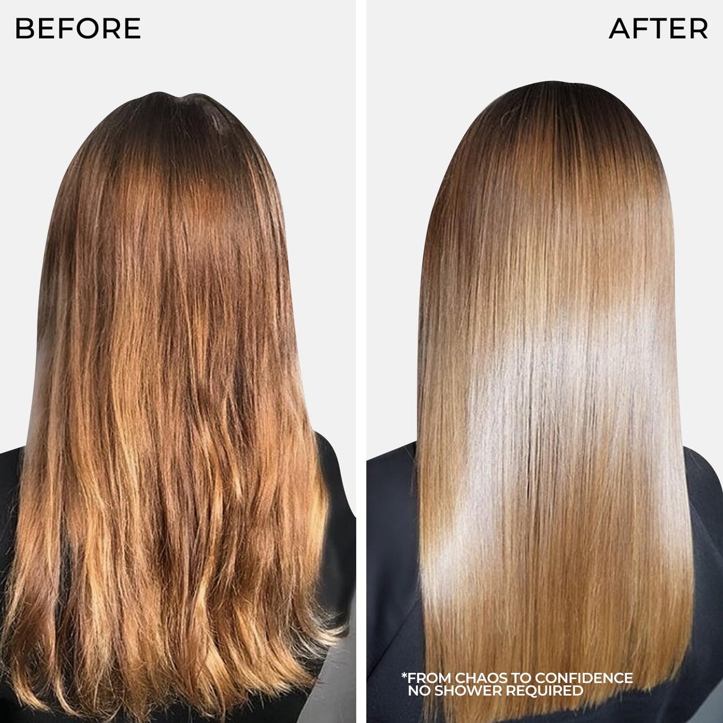 Karseell hair repair set leave in conditioner showing product scale and bottle dimensions