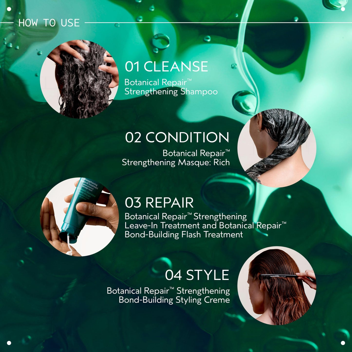 Vegan and cruelty-free seal on Aveda hair care product