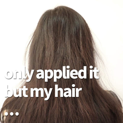 Elizavecca collagen hair cream back label with directions and ingredients