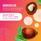 Mielle Organics Babassu And Mint Deep Conditioner side profile view