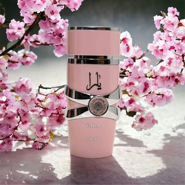 Luxury Arab gourmand vanilla perfume spray for women lifestyle presentation