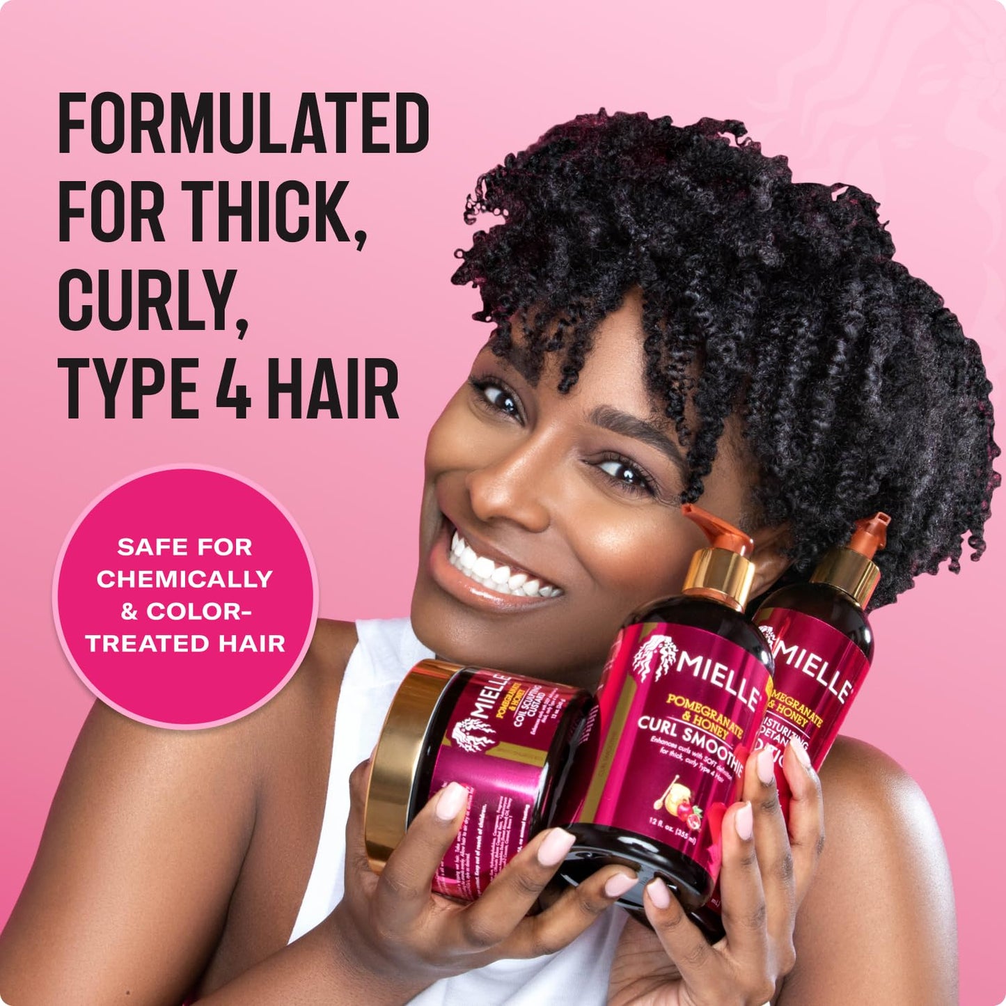 Imported Mielle Pomegranate and Honey moisturizing conditioner for thick textured hair types.