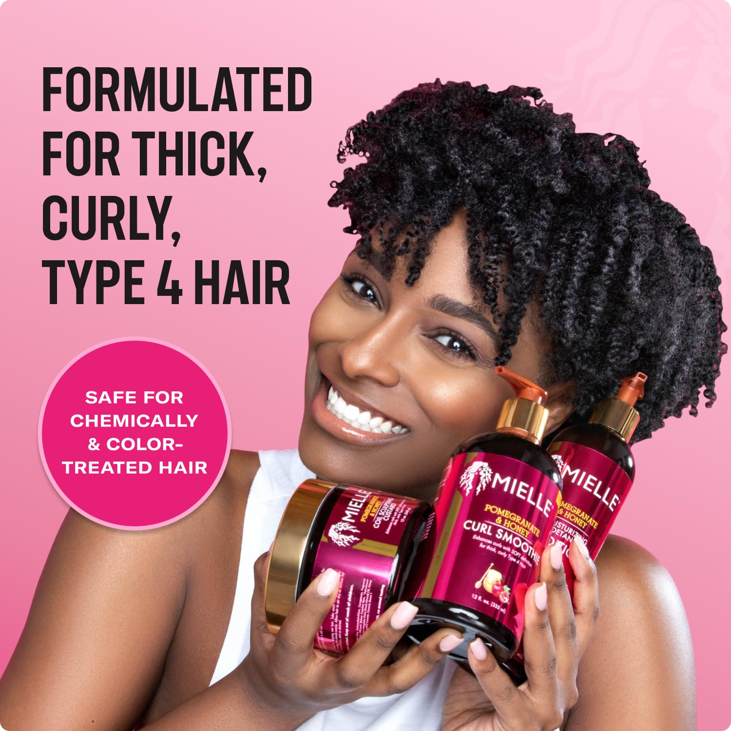 Imported Mielle Pomegranate and Honey moisturizing conditioner for thick textured hair types.