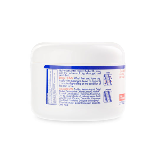 Silicon Mix Intensive Hair Treatment jar showing product label and directions