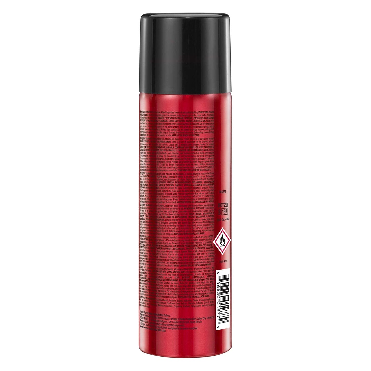 SexyHair volumizing aerosol spray clear residue-free formula