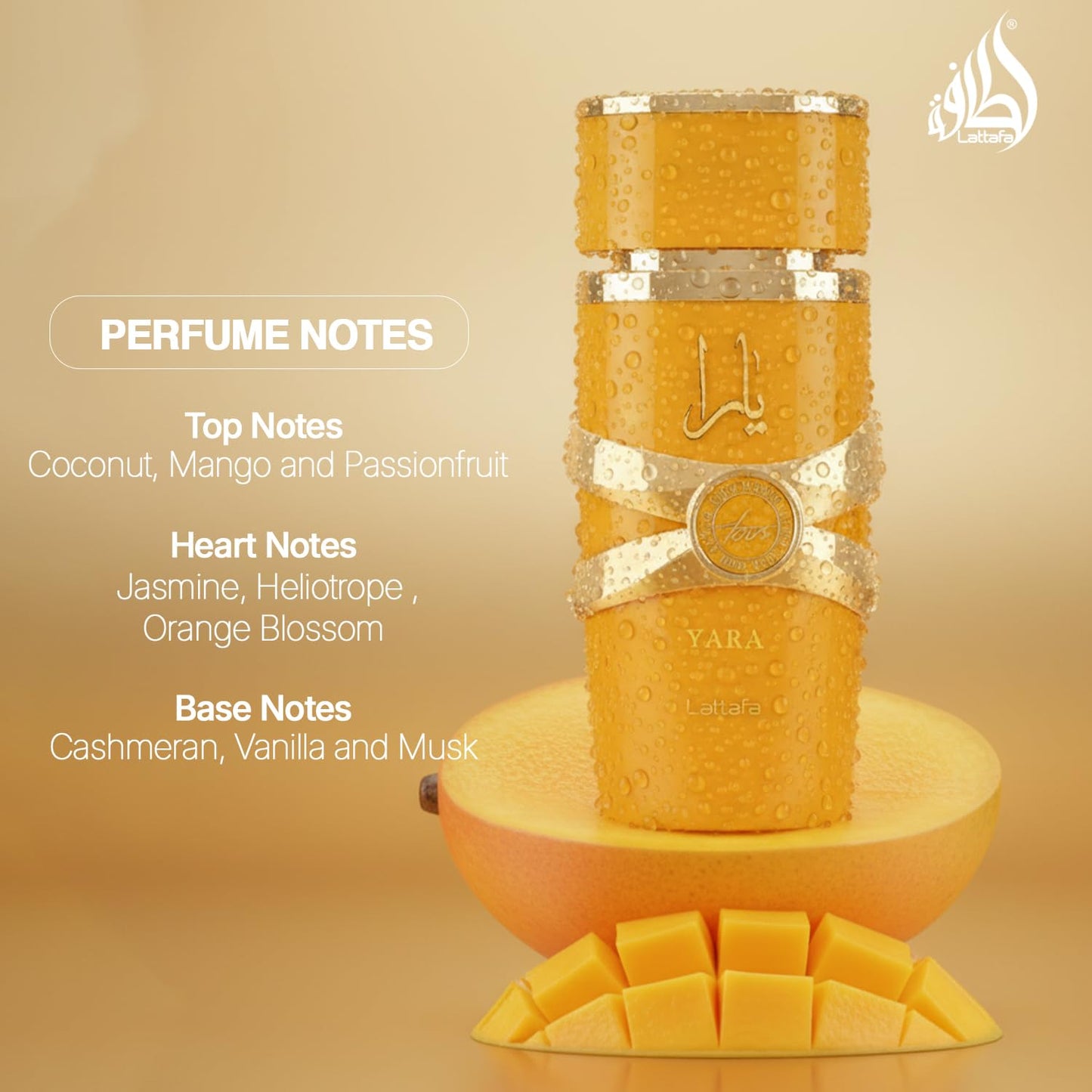 Authentic Lattafa Yara Tous imported long-lasting scent packaging