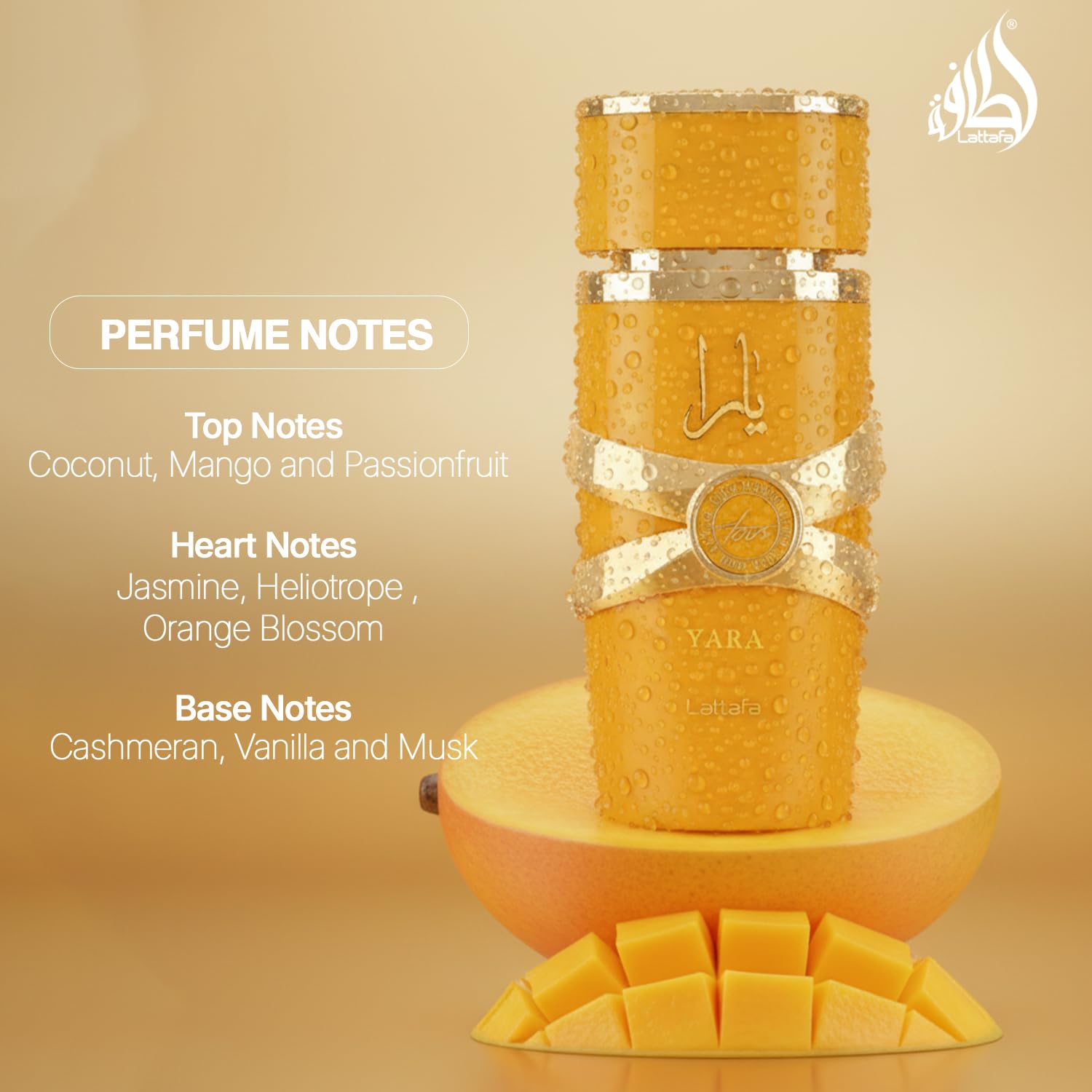Authentic Lattafa Yara Tous imported long-lasting scent packaging