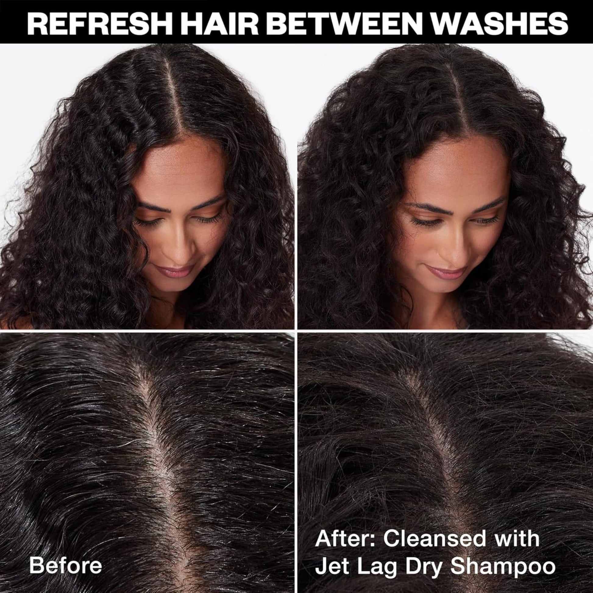 IGK invisible hair refreshing spray back label ingredients