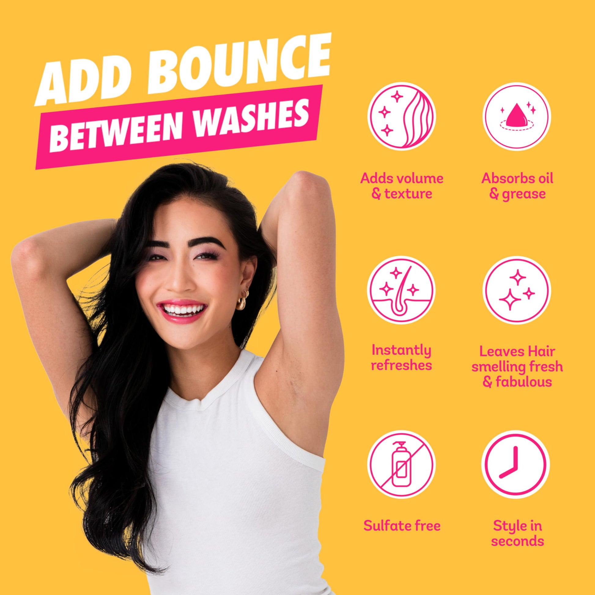 Batiste volumizing dry shampoo spray can