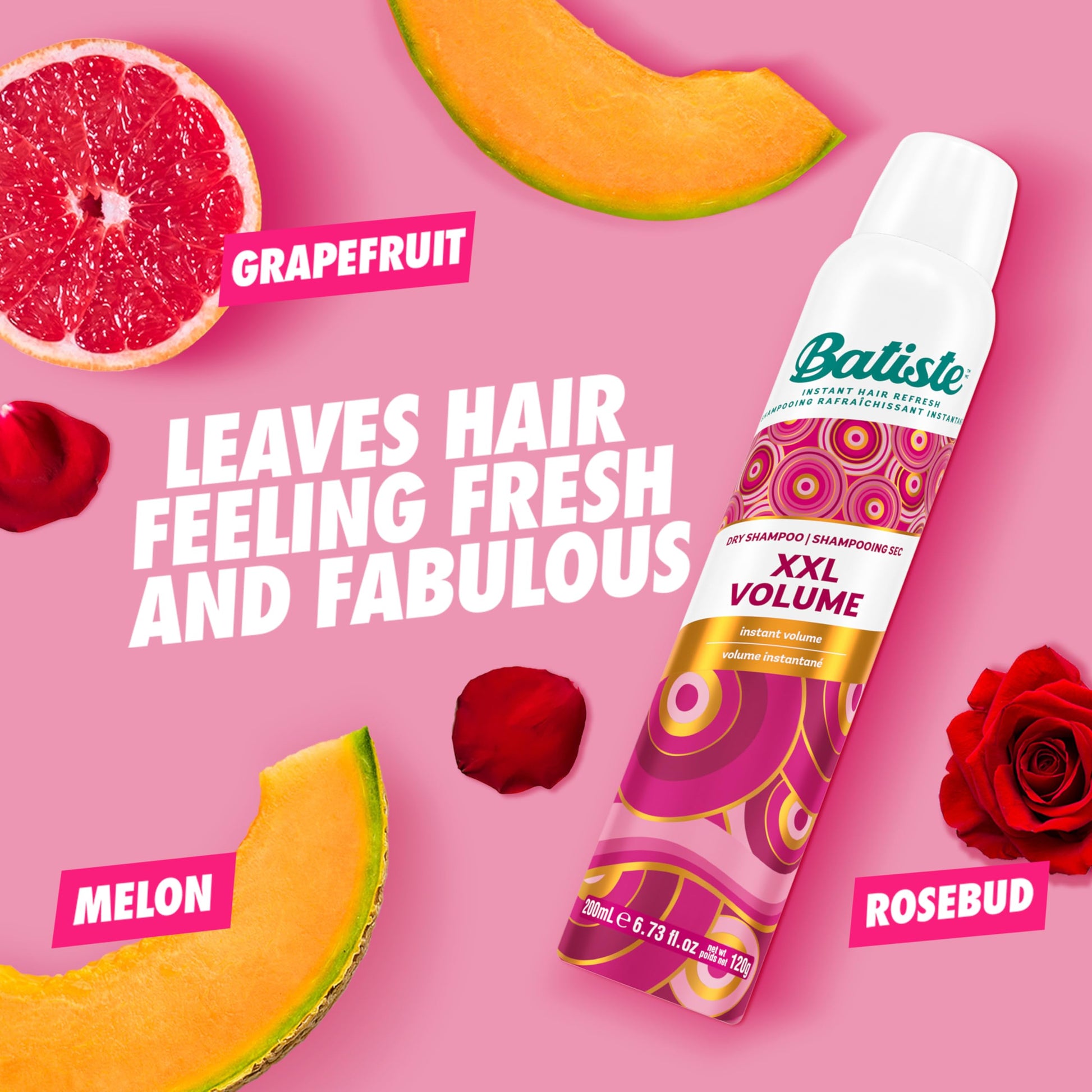 Authentic Batiste dry shampoo 120 grams bottle