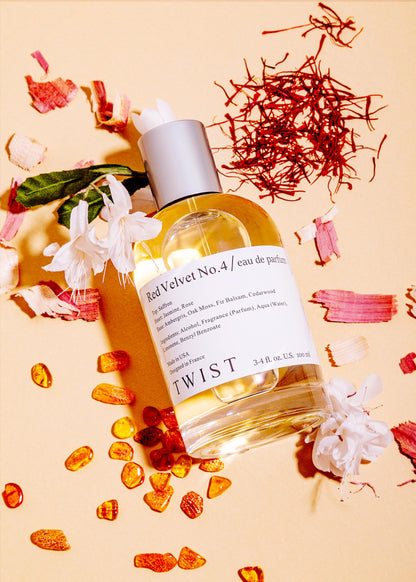 House Of Twist Red Velvet Number Four premium imported amber floral fragrance collection