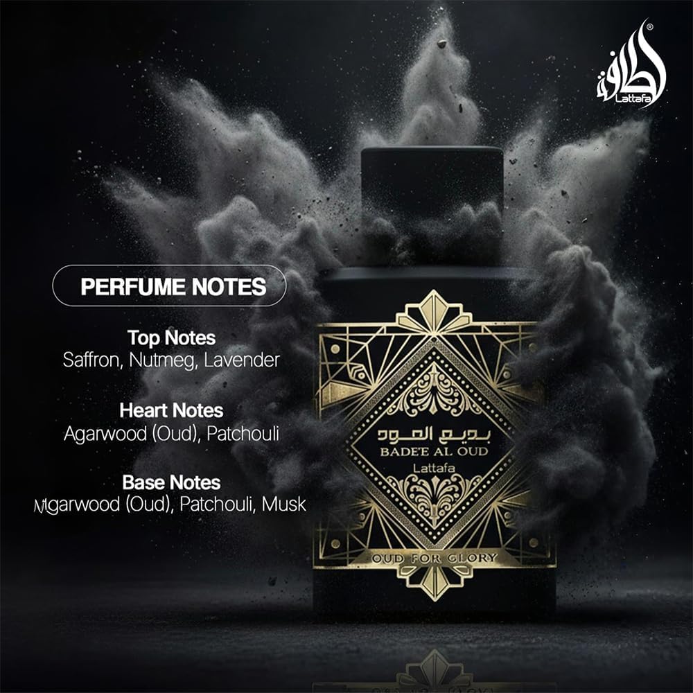 Lattafa Amber Spicy Oriental collection unisex Eau de Parfum premium black bottle close up view