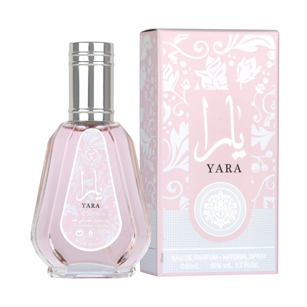 Ard Al Zaafaran Yara 1.7 Ounce perfume packaging box showing authentic details
