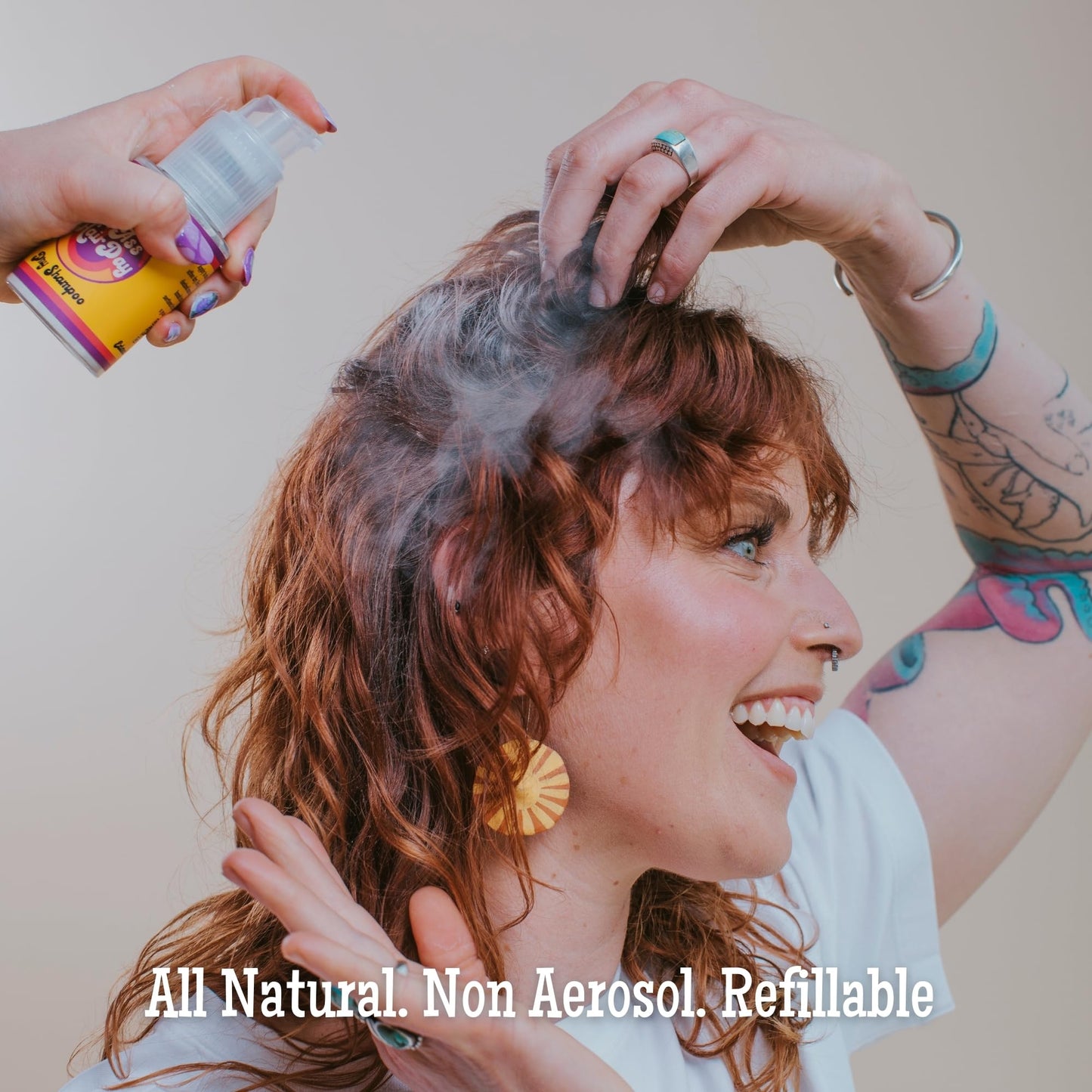 Vanilla scented dry shampoo for oil absorption