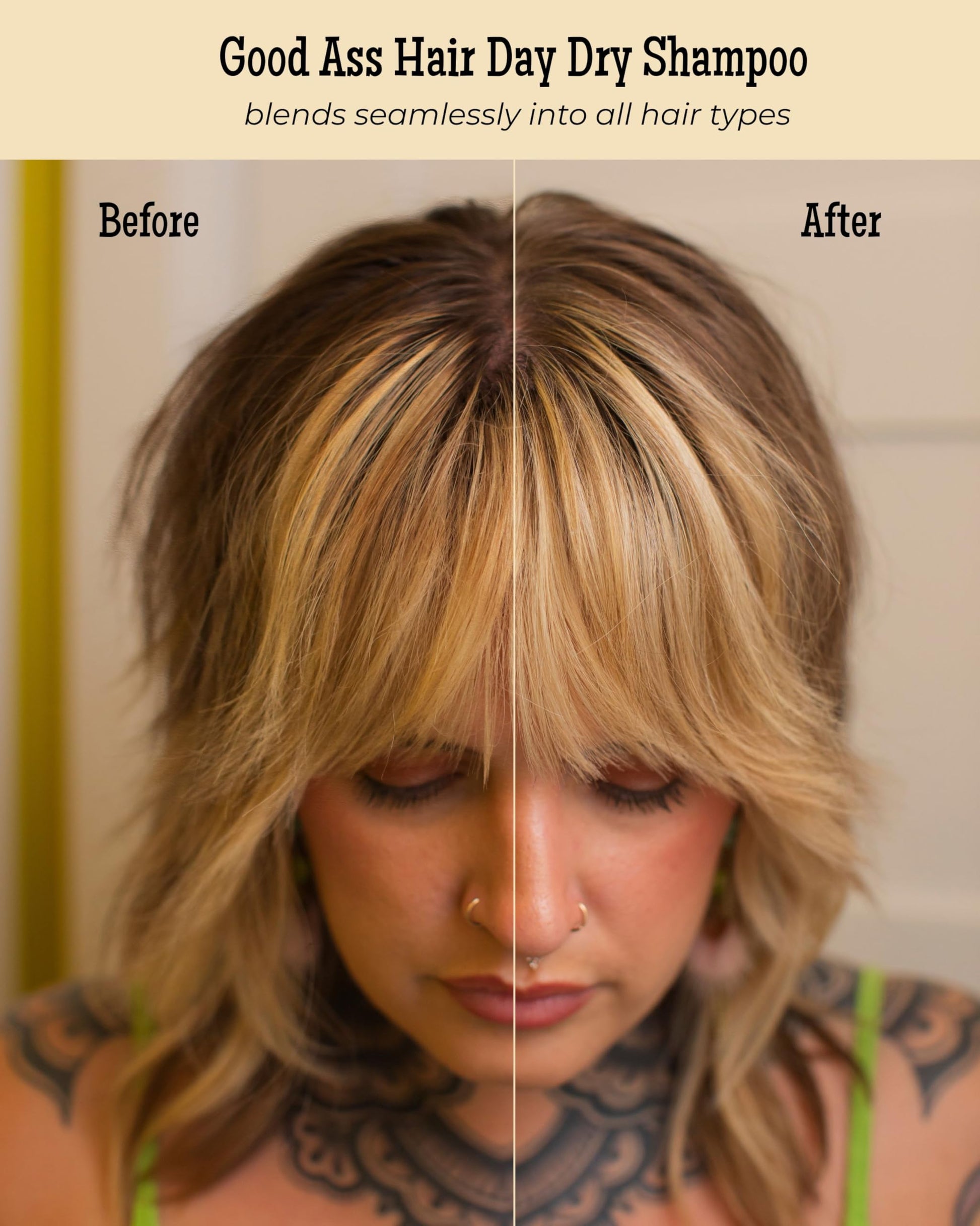 Travel-friendly dry shampoo packaging
