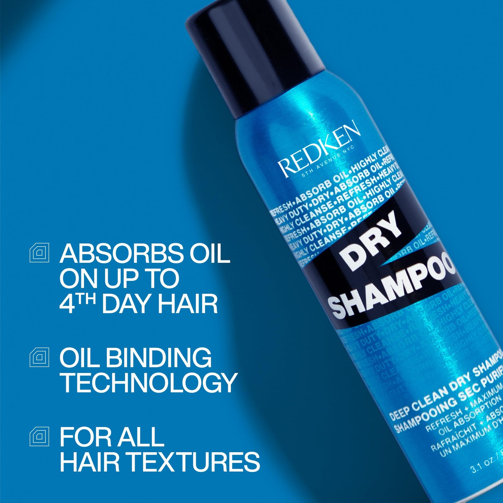 Redken Deep Clean Dry Shampoo oil absorbing spray nozzle close up