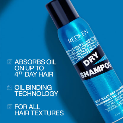 Redken Deep Clean Dry Shampoo oil absorbing spray nozzle close up