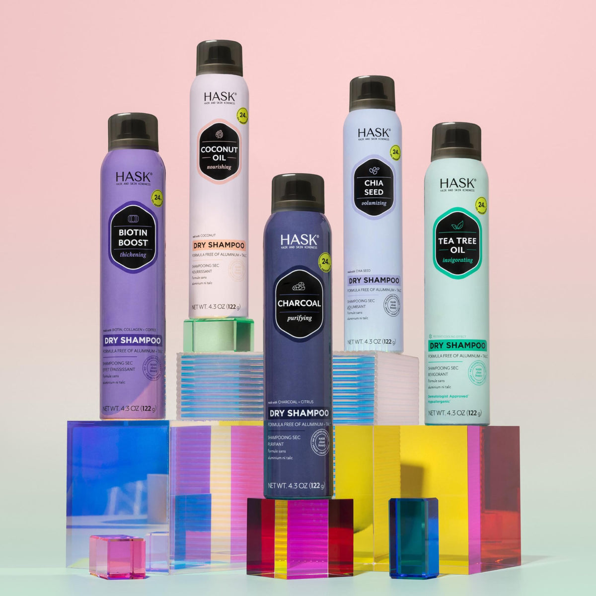 HASK Dry Shampoo 8.1 fluid ounce size reference