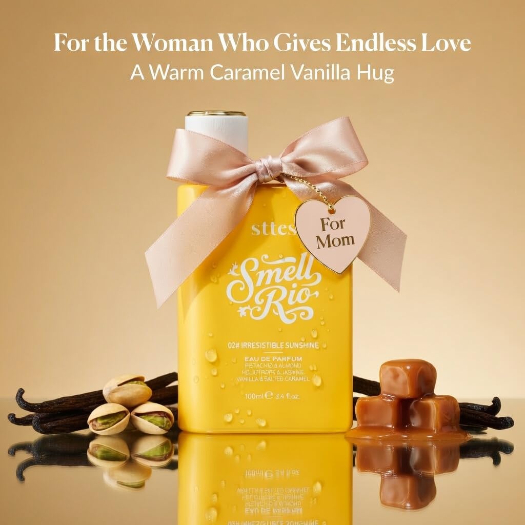 Sttes Brazilian Perfume 602 bottle featuring vanilla and caramel gourmet scent details