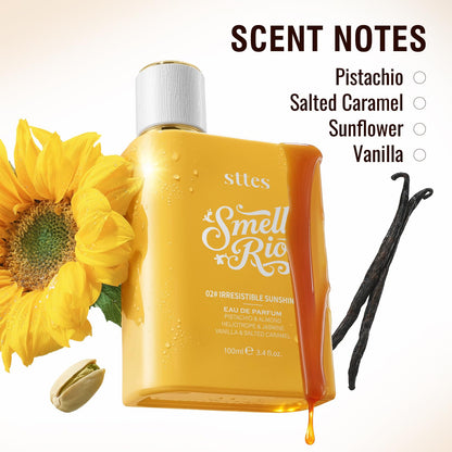 Premium Sttes 602 Eau De Parfum 100ml bottle highlighting the warm gold details