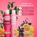 Professional studio shot of Verb Dry Shampoo Dark for dark hair