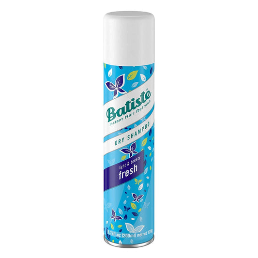 Batiste Fresh Dry Shampoo cans showing 6.73 Ounce size