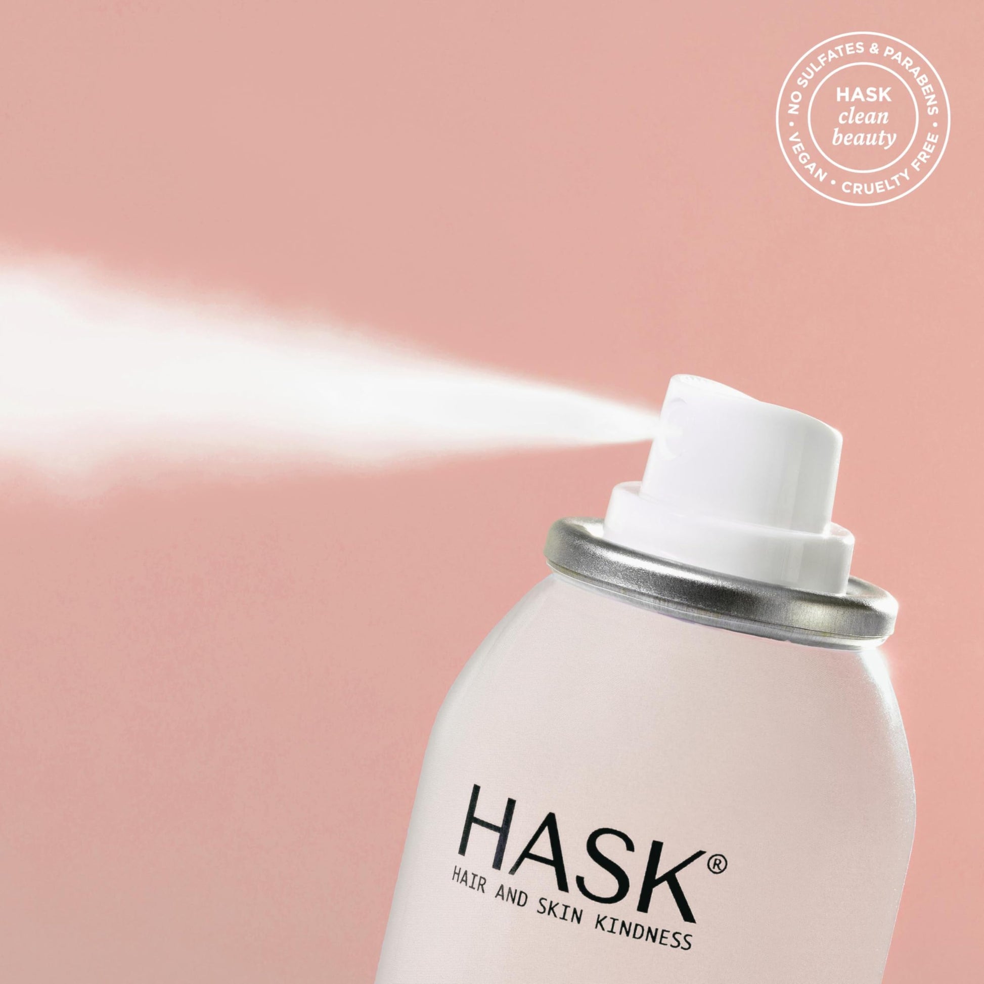 Close up of Hask Coconut Oil Nourishing Dry Shampoo nozzle