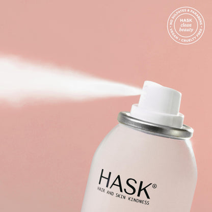 Close up of Hask Coconut Oil Nourishing Dry Shampoo nozzle