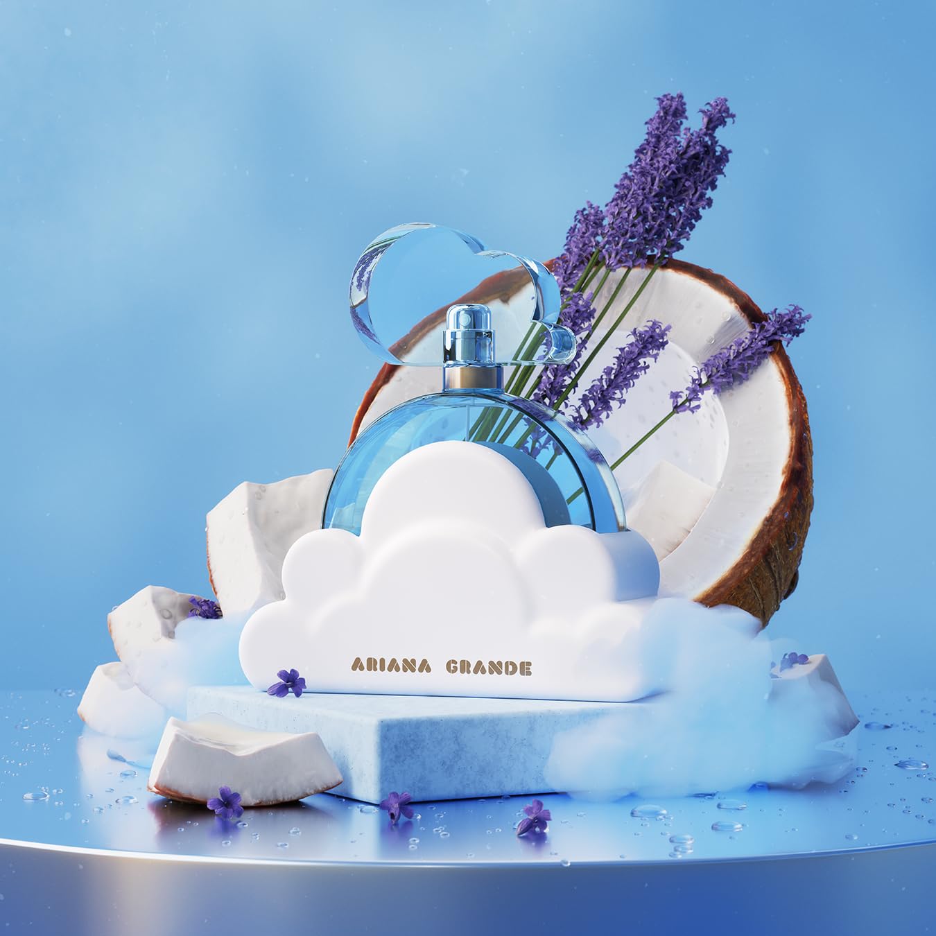 Ariana Grande Cloud warm gourmand women's perfume packaging box