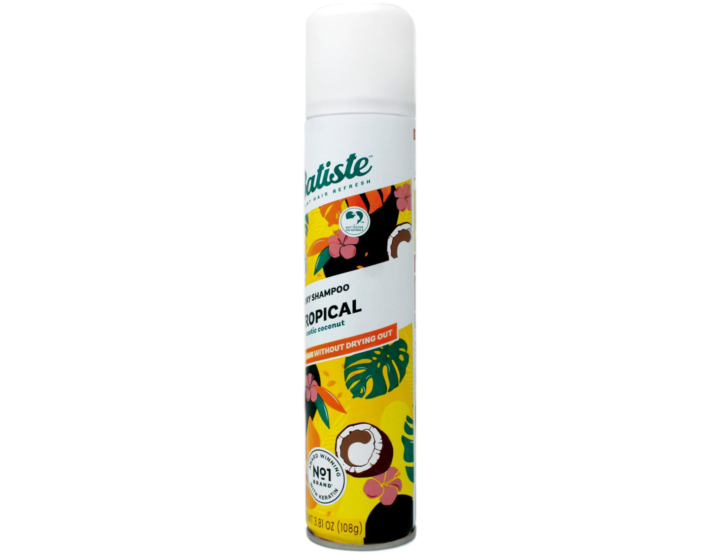 Batiste dry shampoo nozzle and spray application