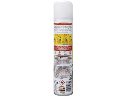 Batiste dry shampoo ingredient label and details
