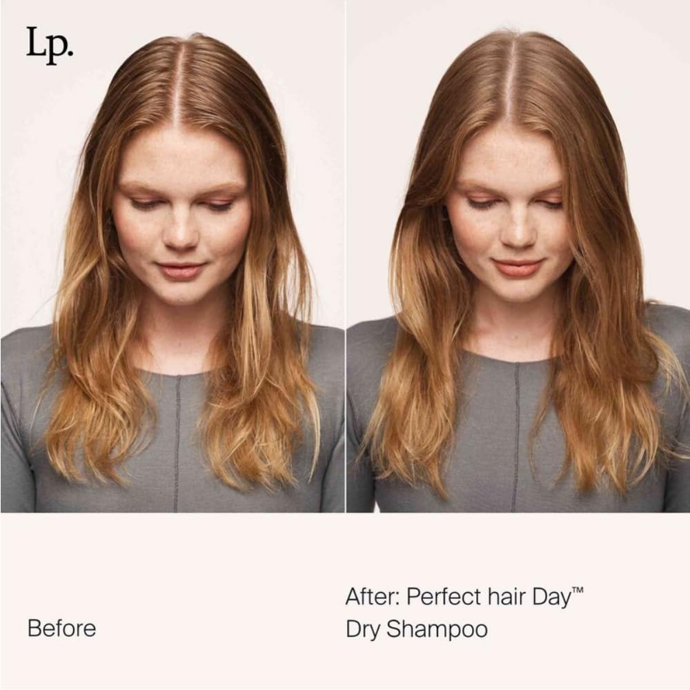 Living Proof hair care product application demonstration