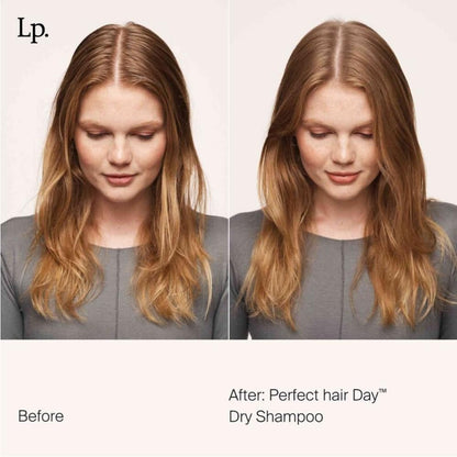 Living Proof hair care product application demonstration