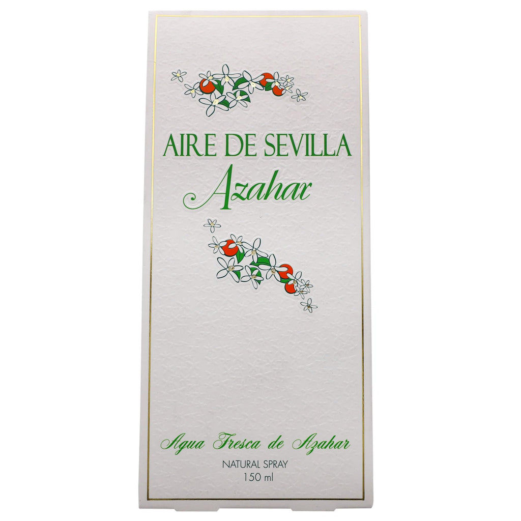 Close up of Aire de Sevilla Agua de Azahar citrus blossom fragrance bottle