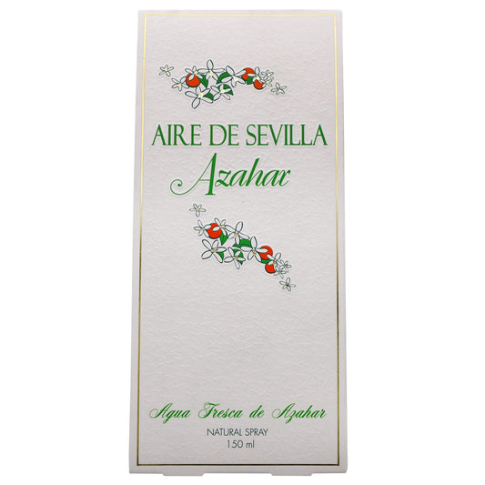Close up of Aire de Sevilla Agua de Azahar citrus blossom fragrance bottle