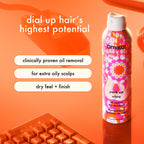 Amika dry shampoo spray canister on display