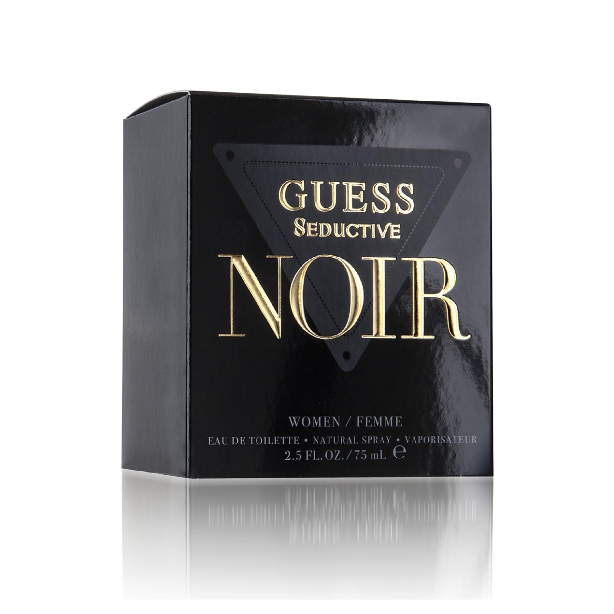 Authentic Guess Seductive Noir EDT spray box packaging
